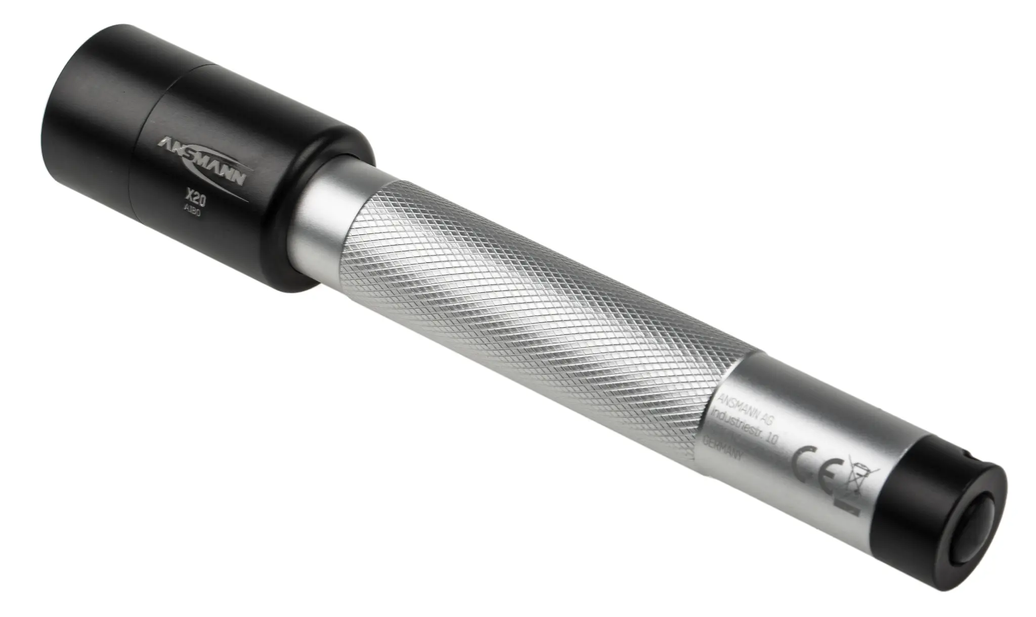 Produktfoto 1 von Ansmann Taschenlampe LED Silber, 25 lm, 150 mm