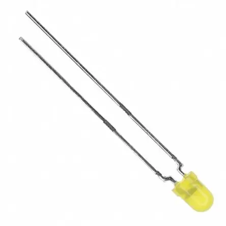 Vishay TLH.44 Durchsteckmontage LED Gelb 3 V, 60 °, 2-Pin 3 mm (T-1)