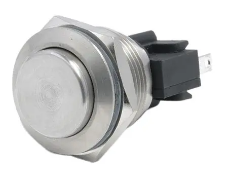 Produktfoto 1 von Bulgin Druckschalter Tastend Panel Ø 19.2 mm, SPST / 5A, IP66