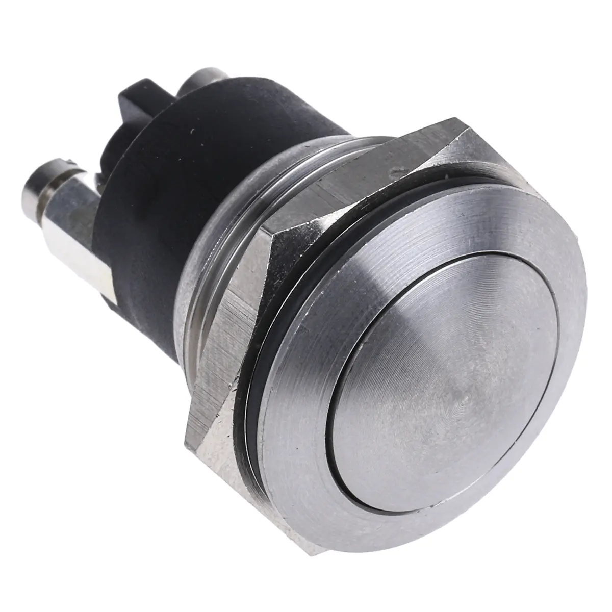Produktfoto 1 von Bulgin MP0037 Druckschalter Tastend Panel Ø 19.2 mm, SPST / 1 A 50 V dc 50 V ac, IP68