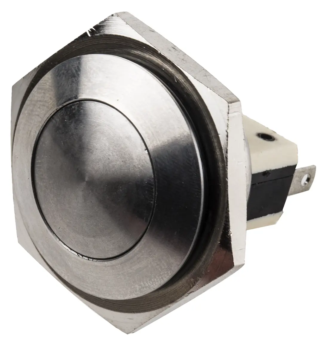Produktfoto 1 von Bulgin Druckschalter Tastend Panel Ø 25.8 mm, SPST / 5 A 28 V dc 250 V ac, IP66