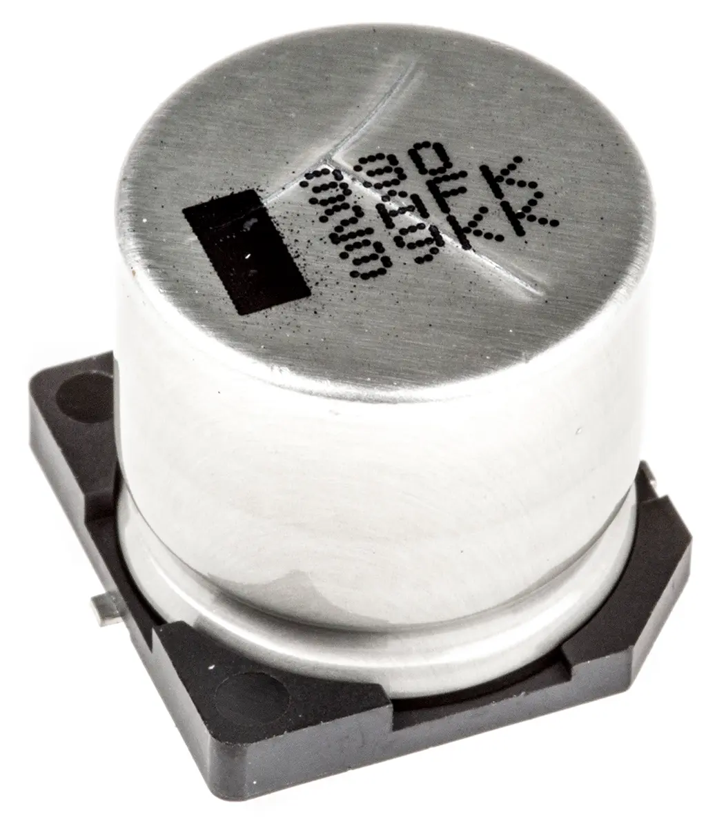 Produktfoto 1 von Panasonic Oberfläche Kondensator 330 μF Lot 20 % / 100V dc 0125, Ø 18 mm x 16.5 mm x 21 mm, 105 °C