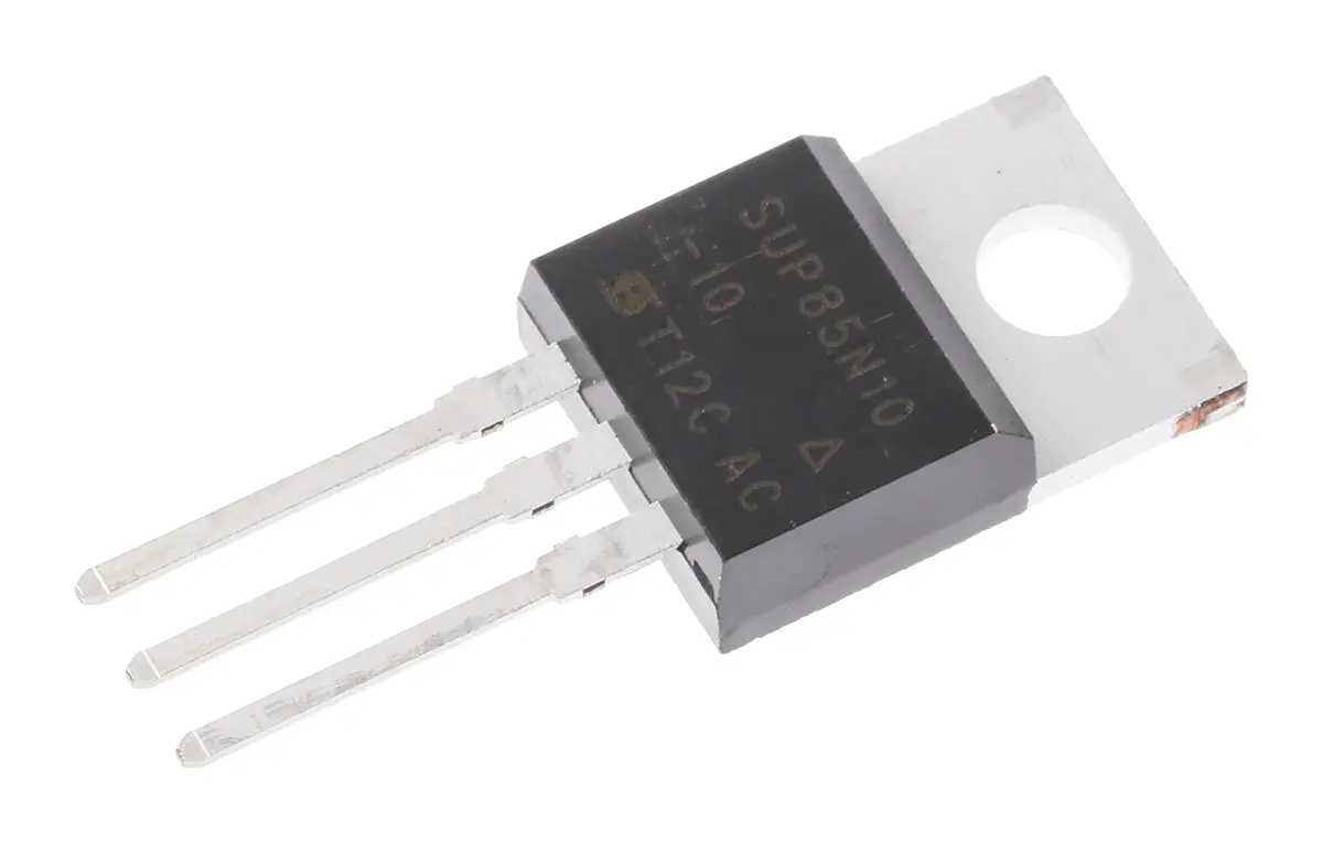 Produktfoto 1 von Vishay SUP85N10-10P Typ N-Kanal, Durchsteckmontage MOSFET Erweiterung 100 V / 85 A 250 W, 3-Pin TO-220
