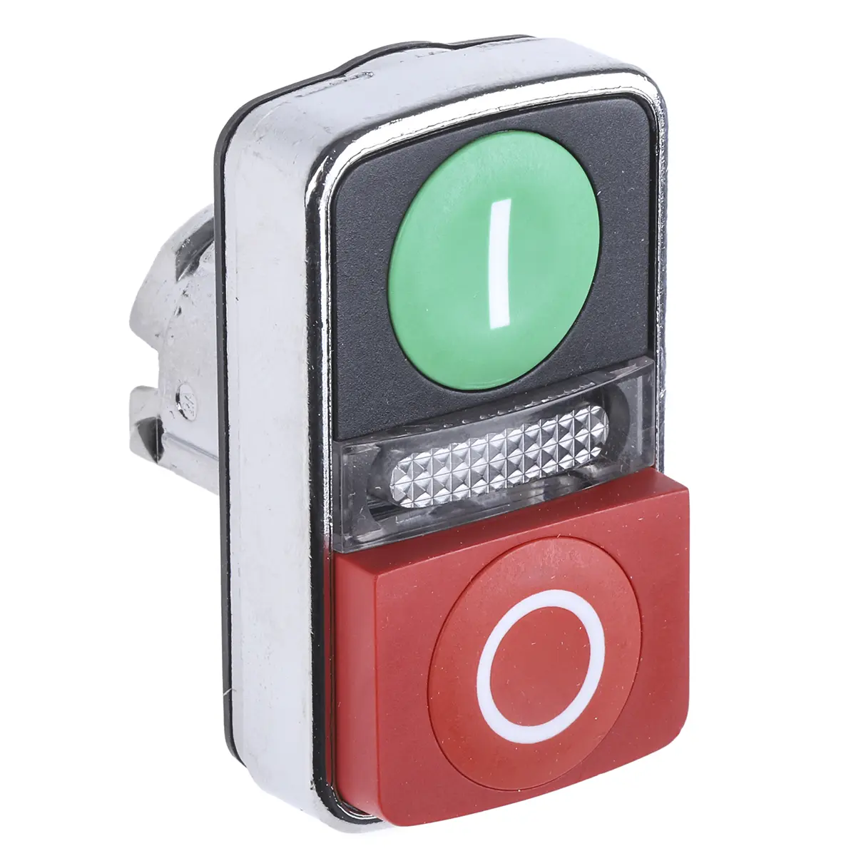 Produktfoto 1 von Schneider Electric Harmony Drucktastenkopf Ø 22 mm, Rot, Grün Federrückstellung Rund, Rechteckig Rechteckig Metall, IP66