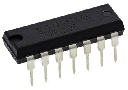 Texas Instruments Logikgatter, 3-Elem., NAND, 4000, Puffer, 4.2 mA, 14-Pin, PDIP, 3
