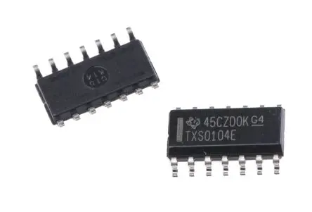 Produktfoto 1 von Texas Instruments Spannungspegelwandler Übertrager Spannungsüberwachung 6.8 ns Oberfläche 4 /Chip 14-Pin SOIC
