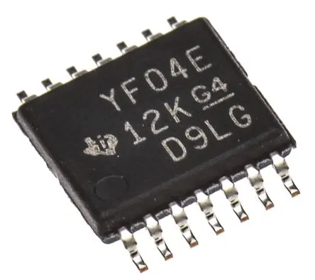 Produktfoto 1 von Texas Instruments Spannungspegelwandler Übertrager Spannungsüberwachung 6.8 ns Oberfläche 4 /Chip 14-Pin TSSOP