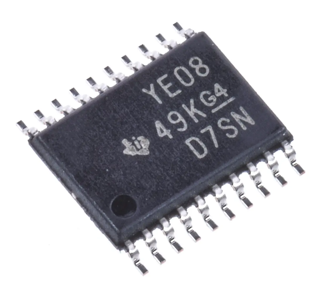 Produktfoto 1 von Texas Instruments Spannungspegelwandler Übertrager Spannungsüberwachung 6.5 ns Oberfläche 8 /Chip 20-Pin TSSOP