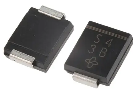 Produktfoto 1 von Vishay SS34 Oberfläche Diode Schottky-Diode Einfach, 40 V / 3 A, 2-Pin DO-214AA