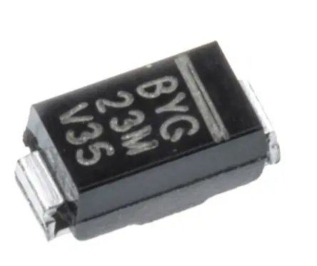Produktfoto 1 von Vishay BYG23M Oberfläche Diode Avalance Einfach, 1 kV / 1.5 A, 2-Pin DO-214AC