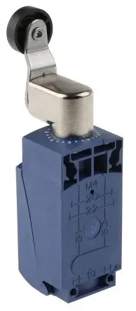 Produktfoto 1 von Telemecanique Sensors OsiSense XC Endschalter, Rollenhebel 1 Schließer/1 Öffner, IP67, IP66, Kunststoff 240V ac 3A