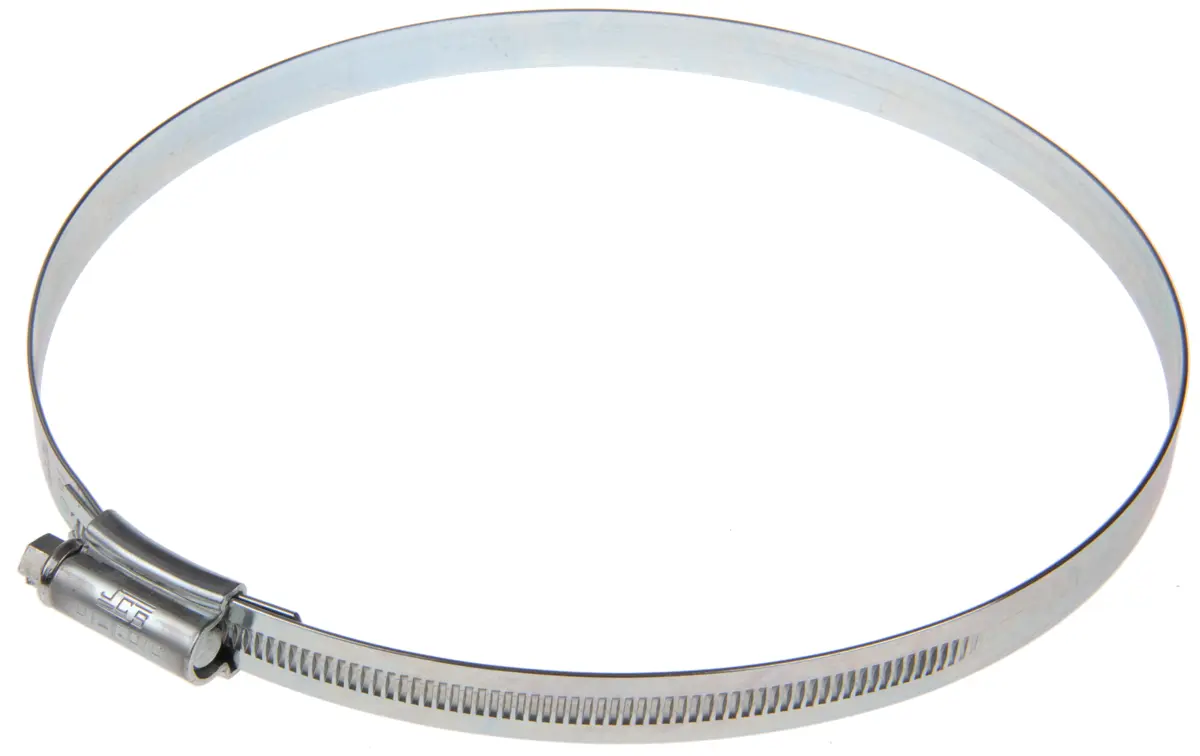 Produktfoto 1 von HI-GRIP Edelstahl Schlauchschelle Schneckengewinde, mit Schlitzsechskantschraube 180 mm