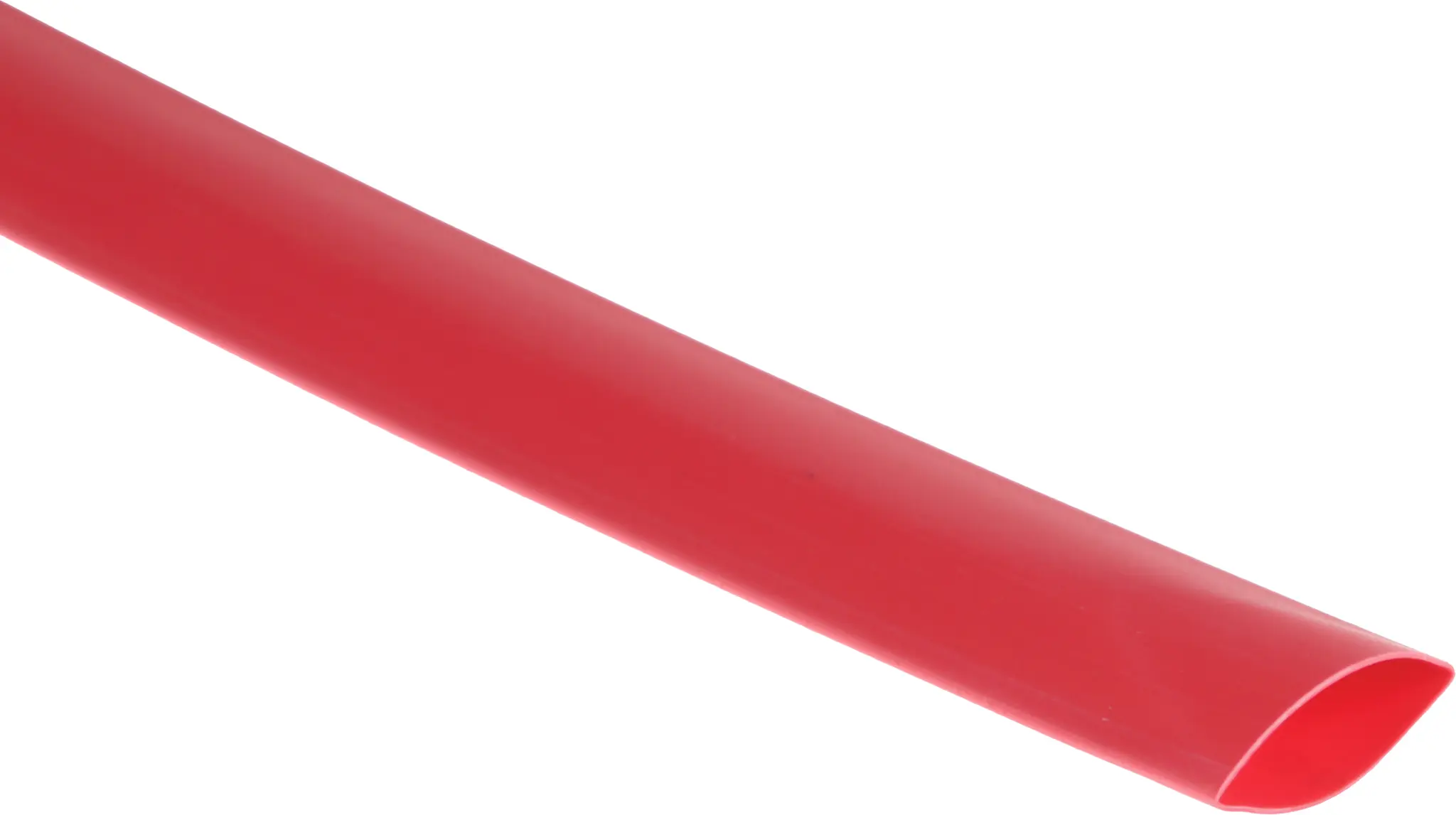 Produktfoto 1 von RS PRO RS PRO Wärmeschrumpfschlauch, Polyolefin Rot, Ø 12 mm Schrumpfrate 3:1, Länge 4m