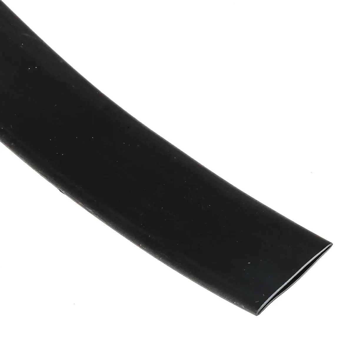 Produktfoto 1 von RS PRO RS PRO Wärmeschrumpfschlauch, Polyolefin Schwarz, Ø 12.7 mm Schrumpfrate 2:1, Länge 6m