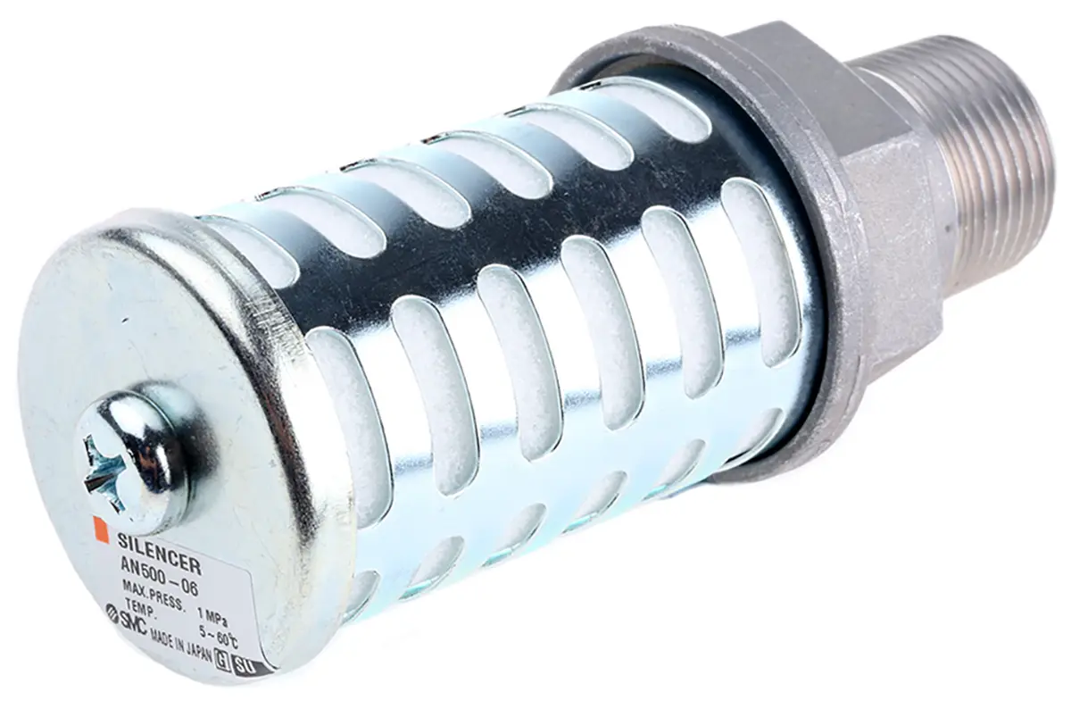 Produktfoto 1 von SMC AN Pneumatischer Schalldämpfer aus Polyethylen 1 Mpa, Mit Gewinde R