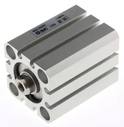 Produktfoto 1 von SMC CDQS Pneumatik-Kompaktzylinder 20 mm Doppeltwirkend, Bohrung Ø 25 mm, bis 1 Mpa