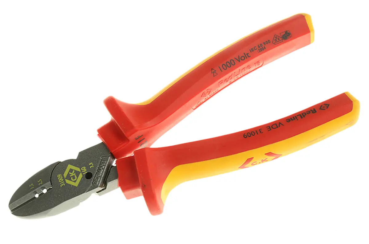 Produktfoto 1 von CK ESD-Sicherheit Halbbündig 160 mm / Backen 9mm, Schneidleistung 4 mm