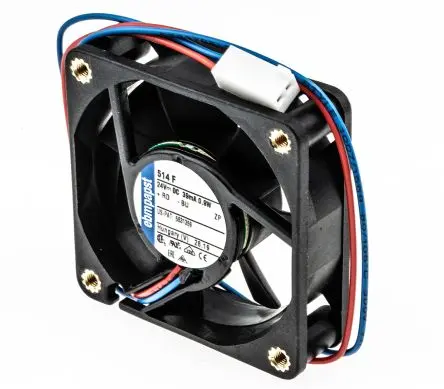 Produktfoto 1 von ebm-papst 500 F Axiallüfter, Hülse, 24V dc / 900 mW 41 mA, 5000 U/min, 20 m³/h IP20 50 mm 50mm 15 mm