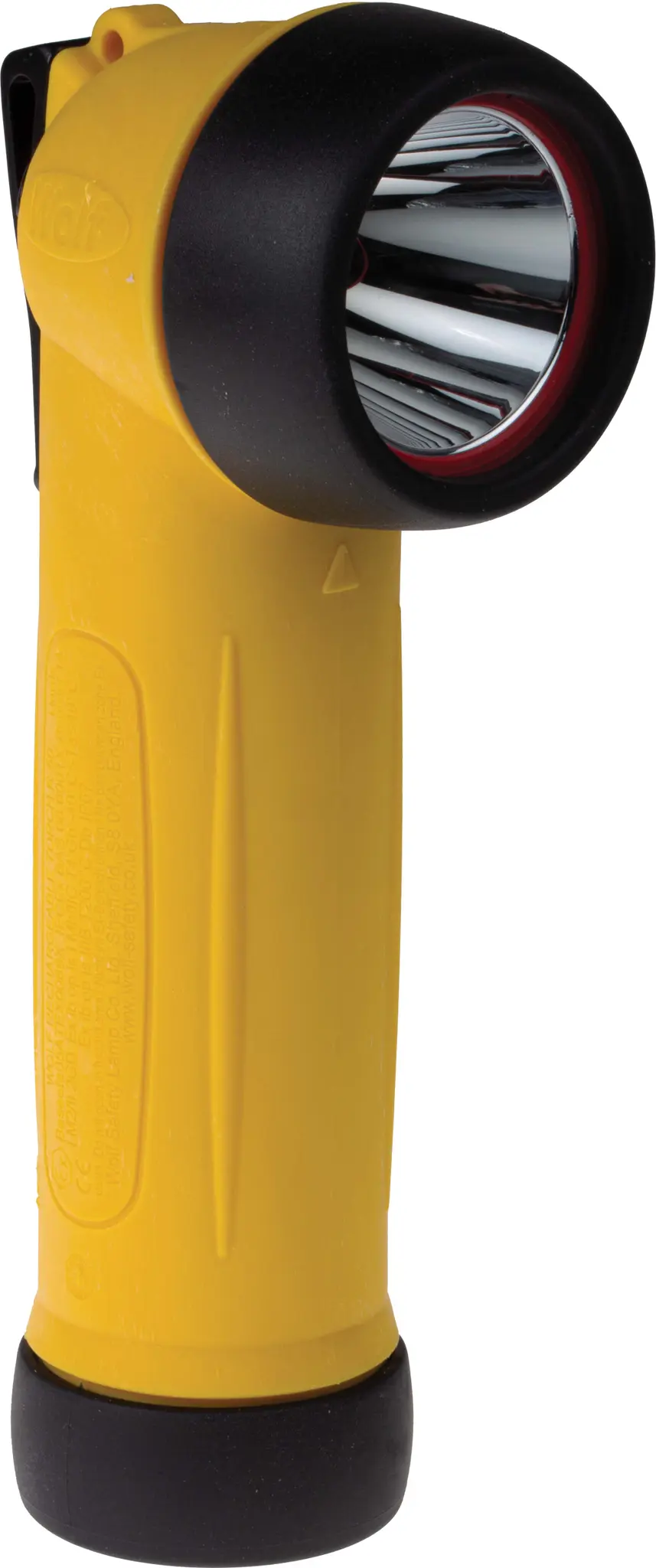 Produktfoto 1 von Wolf Safety Wiederaufladbar Taschenlampe LED Gelb, 300 lm / R-50H, 195 mm IECEx/ATEX-Zulassung