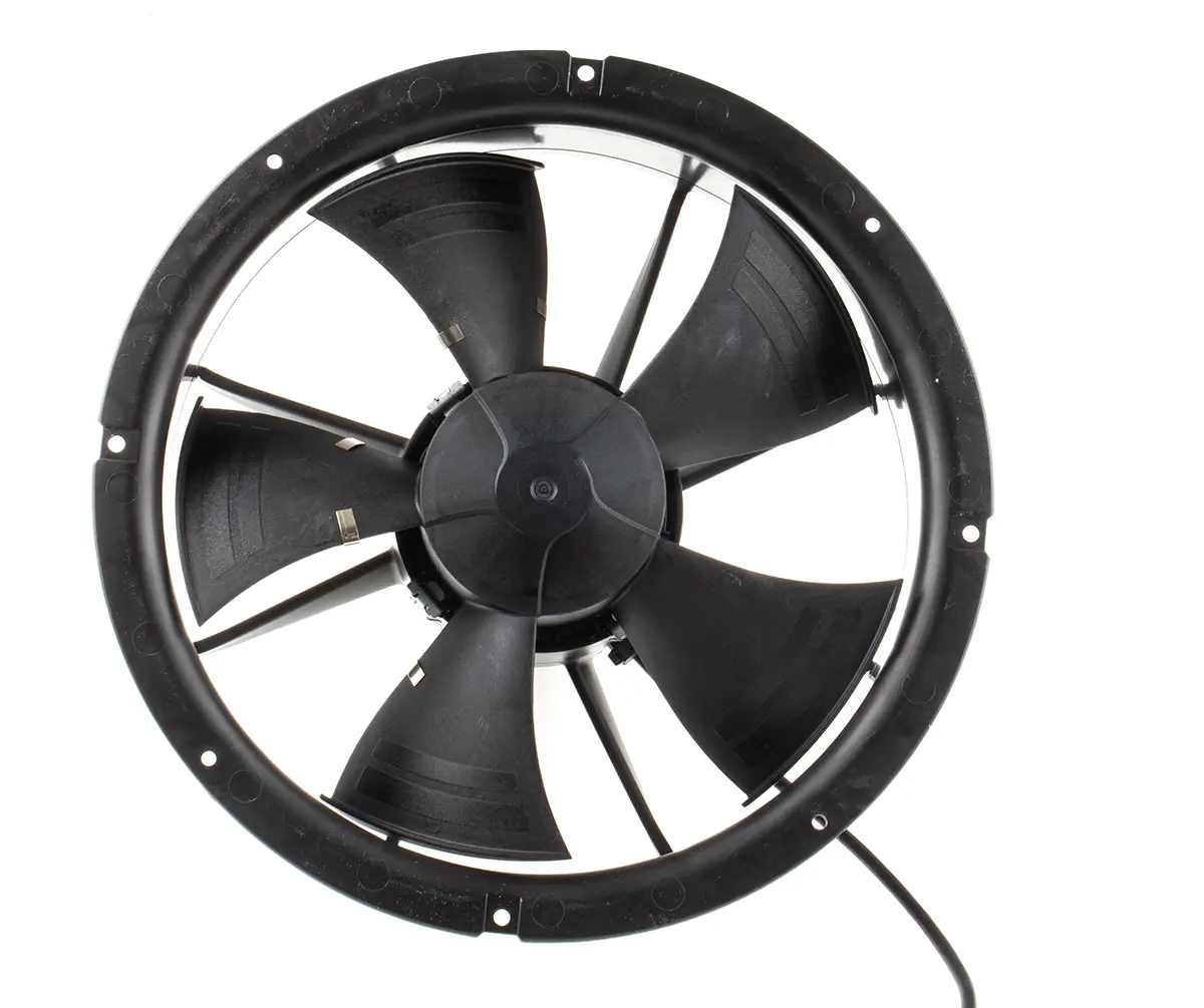 Produktfoto 1 von ebm-papst W1G230 AC-Axiallüfter, Kugellager, 230 V ac / 26W, 230 x 78.5mm, 1500U/min, 1000m³/h