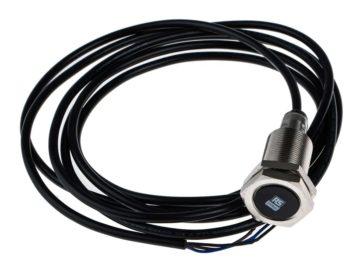Produktfoto 1 von RS PRO M18 Näherungssensor Induktiv, Gewinderohr 5 mm PNP 10 → 30 Vdc / 200 mA NO, IP67