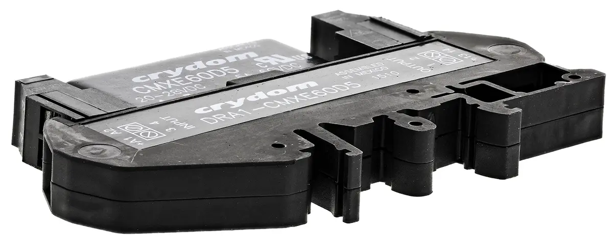 Produktfoto 1 von Sensata Crydom DRA1 CMX Halbleiter-Interfacerelais, 5 A max., DIN-Schienen 20 Vdc min. 60 V dc max. / 28 V dc max. DC