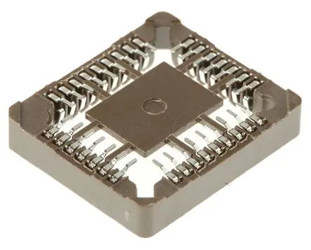 Preci-Dip IC-Buchse SMD-Gehäuse Durchsteckmontage PLCC-Buchse 1.27 mm Raster 32-polig 4-reihig Gerade