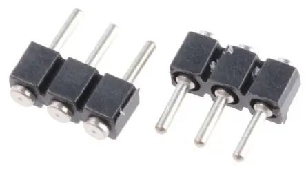 Produktfoto 1 von Preci-Dip 800 Stiftleiste Gerade, 3-polig / 1-reihig, Raster 2.54 mm Raster Oberfläche, Unisoliert