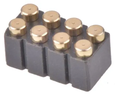 Produktfoto 1 von Preci-Dip 802 Leiterplattenleiste Gerade, 8-polig / 2-reihig, Raster 2.54 mm Raster Oberfläche, Ummantelt