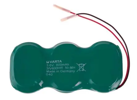 Produktfoto 1 von Varta NiMH Knopfzellen Akku 3.6 V / 600 mAh