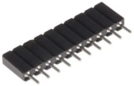 Preci-Dip Durchsteckmontage SIL-Sockel Gerade, 10-Pin Gold, Zinn, Raster 2.54 mm Lot 3A 150V dc