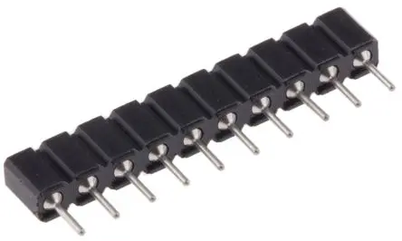 Preci-Dip Durchsteckmontage SIL-Sockel Gerade, 10-Pin Zinn, Gold, Raster 2.54 mm Lot 3A 100 V ac, 150V dc