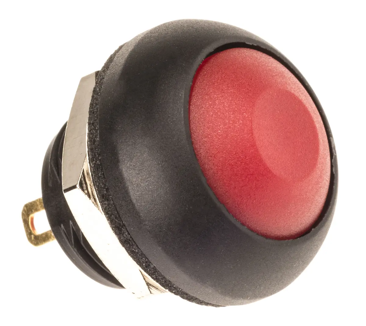 Produktfoto 1 von KNITTER-SWITCH DPW Miniaturdruckschalter Tastend Panel Ø 12.9 mm, SPST / 400 mA 50 V dc 250 V ac, IP40