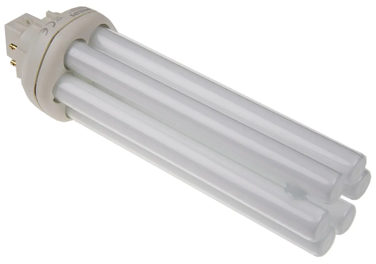 Produktfoto 1 von Philips Lighting 6-Rohr-Technik Energiesparlampe, Warmweiß L. 161 mm, Sockel GX24q-4 830 3000 k 82 % Ø 41 mm Ø 41 mm