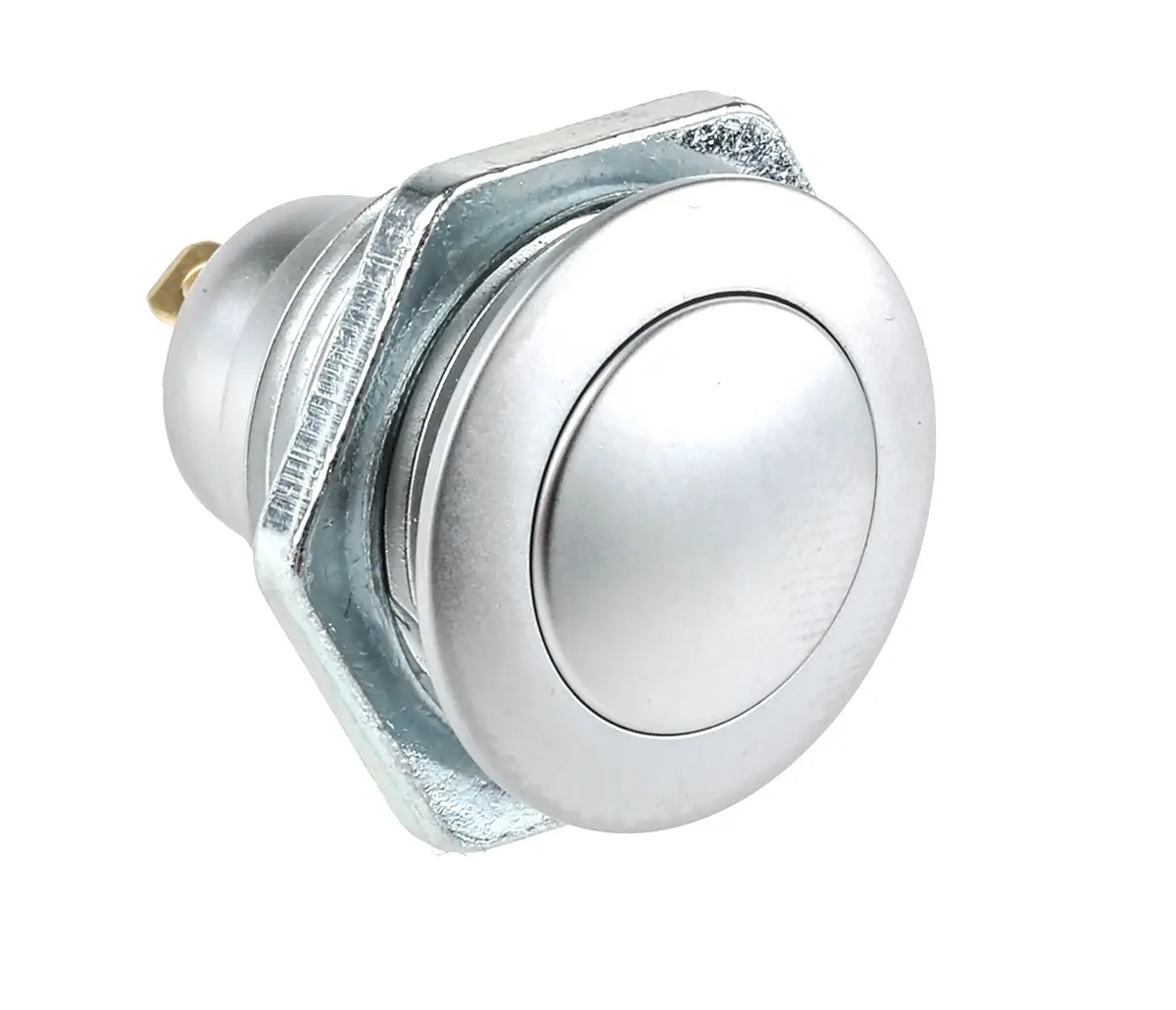 Produktfoto 1 von ITW 57M Druckschalter Panel Ø 16 mm, SPST Silber, IP67