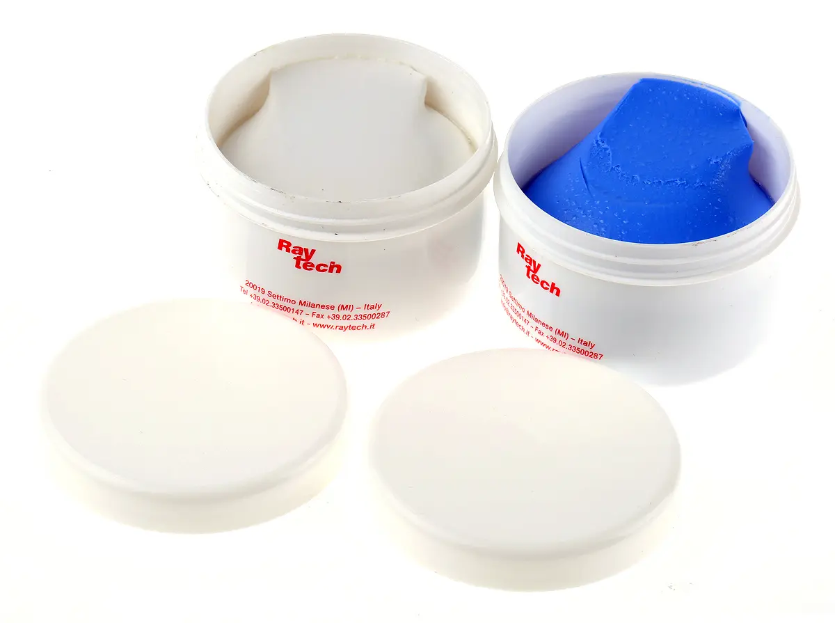 Produktfoto 1 von Raytech SKY PLAST Kontaktklebstoff Paste Blau, Dose 250 g, für Metall, Stahl
