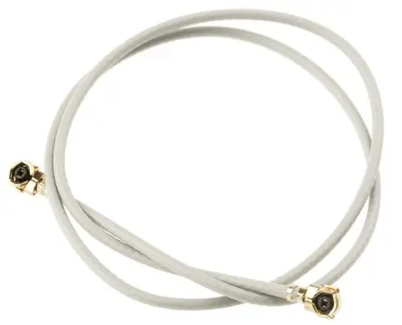 Produktfoto 1 von Molex MICROCOAXIAL Koaxialkabel Stecker, 50 Ω Stecker, 240 mm, UFL / UFL, Grau