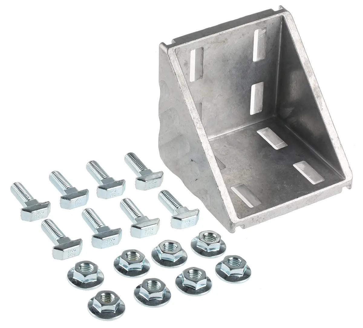 Produktfoto 1 von Bosch Rexroth Verbindungskomponente, Winkel-Halterung, Steckverbinderhalterung und Gelenk für 10 mm, M8, L. 25 mm