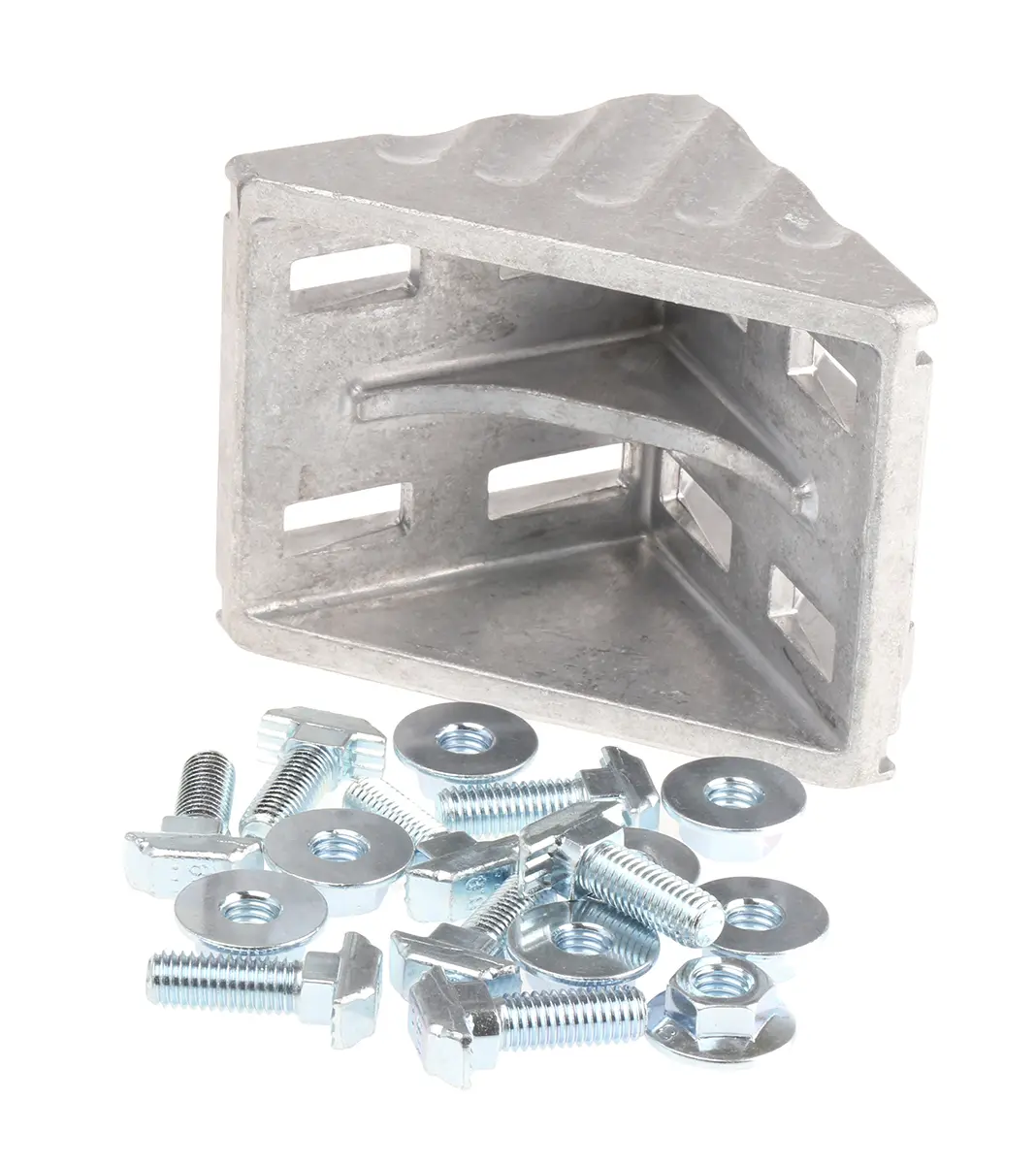 Produktfoto 1 von Bosch Rexroth Verbindungskomponente, Winkel-Halterung, Steckverbinderhalterung und Gelenk für 10 mm, M8, L. 25 mm