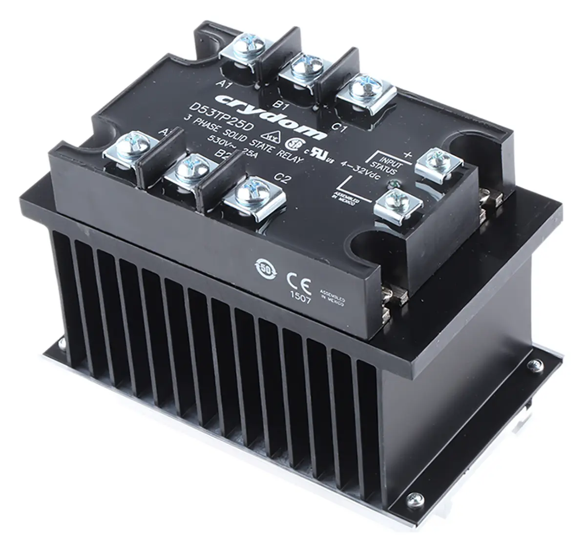 Produktfoto 1 von Sensata Crydom HS103DR DIN-Schienen Halbleiterrelais mit Nulldurchgang 530 Vac / 55 A