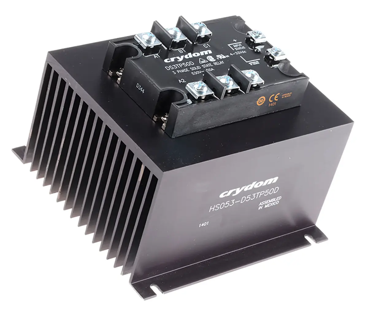Produktfoto 1 von Sensata / Crydom HS053 DIN-Hutschiene Halbleiterausgang, 1-poliger Schließer - Schließer 530 V ac 32V dc / 82.5 A
