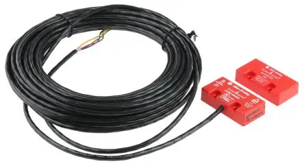 Produktfoto 1 von Guardmaster 440N Magnetisch 10m Kabel Berührungsloser Sicherheitsschalter 24V dc aus Kunststoff, 2 Öffner,