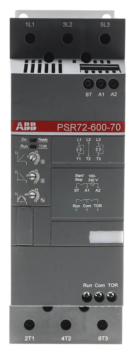 Produktfoto 1 von ABB PSR Sanftstarter 3-phasig 37 kW, 600 V ac / 72 A, Manuell