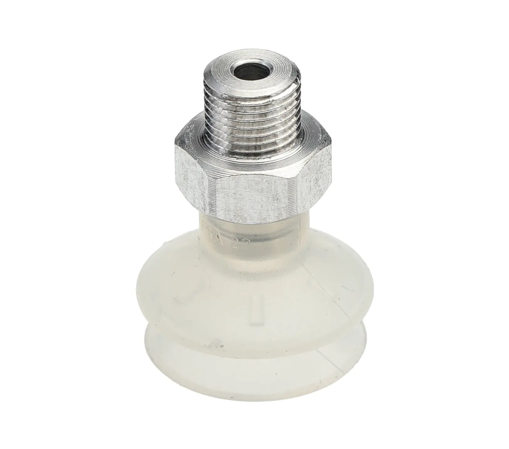 Produktfoto 1 von Fluormethyl-Silikon Balg Saugnapf, EMERSON – AVENTICS Serie BSG, Ø 20 mm 1/8 in, Haltekraft 5.7 N