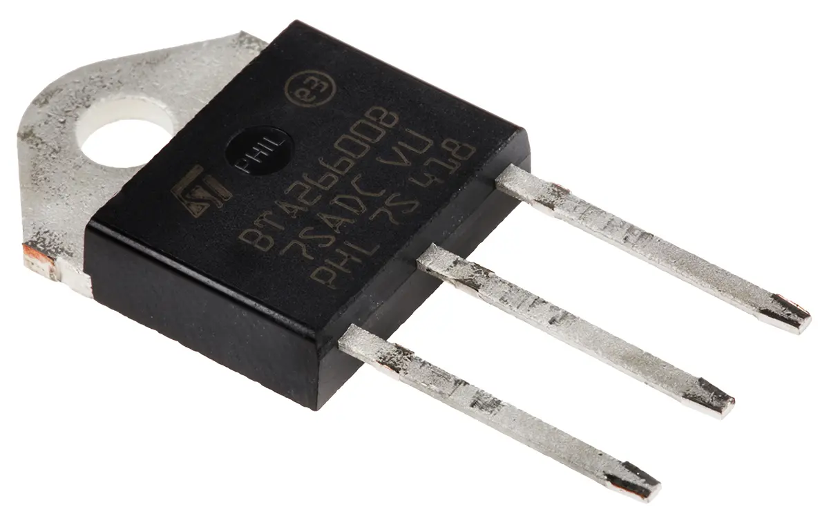 STMicroelectronics TRIAC 25 A Oben Durchsteckmontage Gate Trigger 1.3 V 100 mA, 600 V 3-Pin