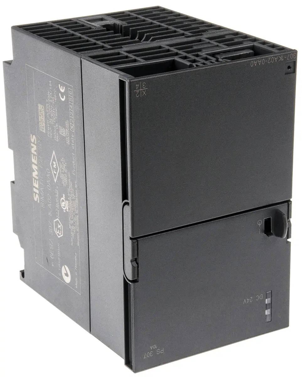 Produktfoto 1 von Siemens SIMATIC S7-300 DIN-Schienen Netzteil Getaktet 24V dc / 10A 240W 120 → 230V ac