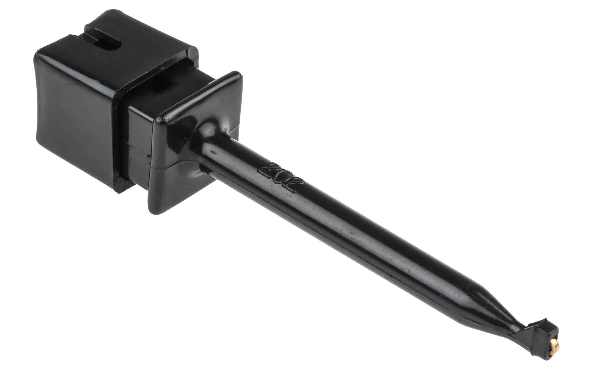 Produktfoto 1 von Mueller Electric Hakenklemme Schwarz Klemmprüfspitze, Berylliumkupferlegierung Spitze 10A, 1 kV