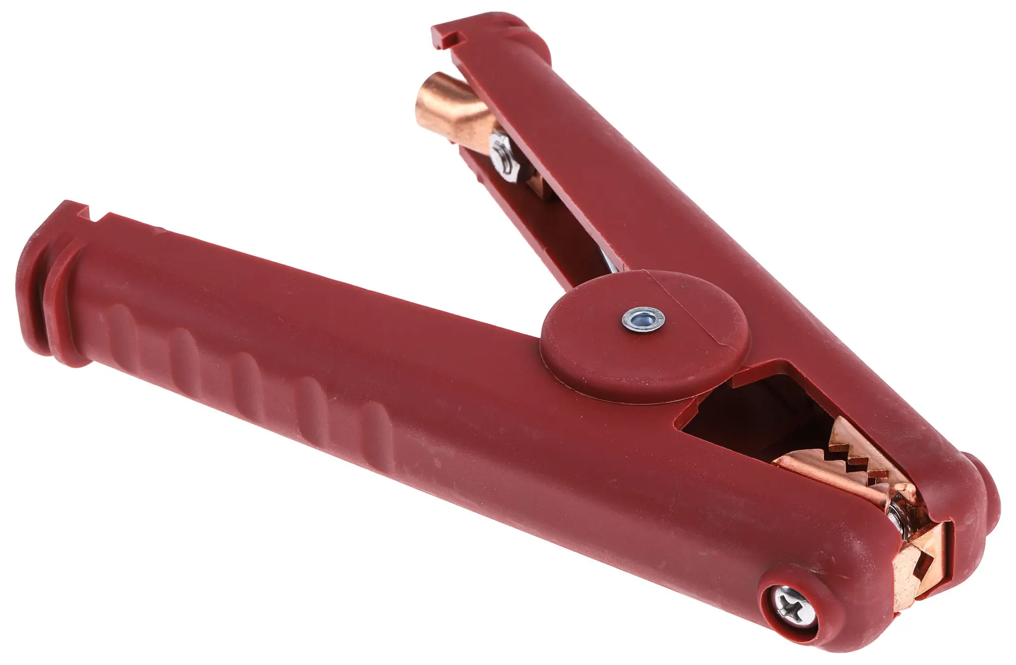 Produktfoto 1 von Mueller Electric Kupfer 41 mm Krokodilklemme, Rot Isoliert
