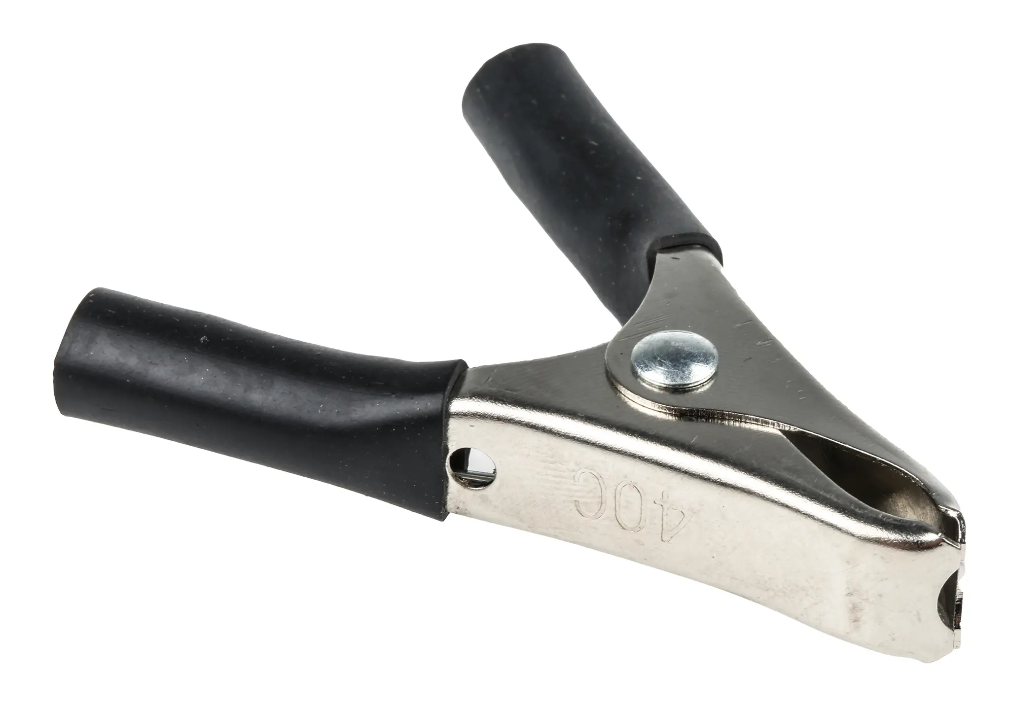 Produktfoto 1 von Mueller Electric Kupfer 19 mm Krokodilklemme, Schwarz Polyvinylchlorid Isoliert