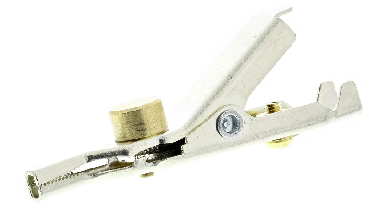 Produktfoto 1 von Mueller Electric Nagelbett-Prüfklemme Silber vernickelt, 59.4 mm